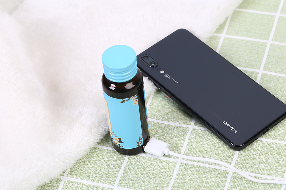 KW-1905 Innovative Power Bank Customized Creative Collagen Bottle