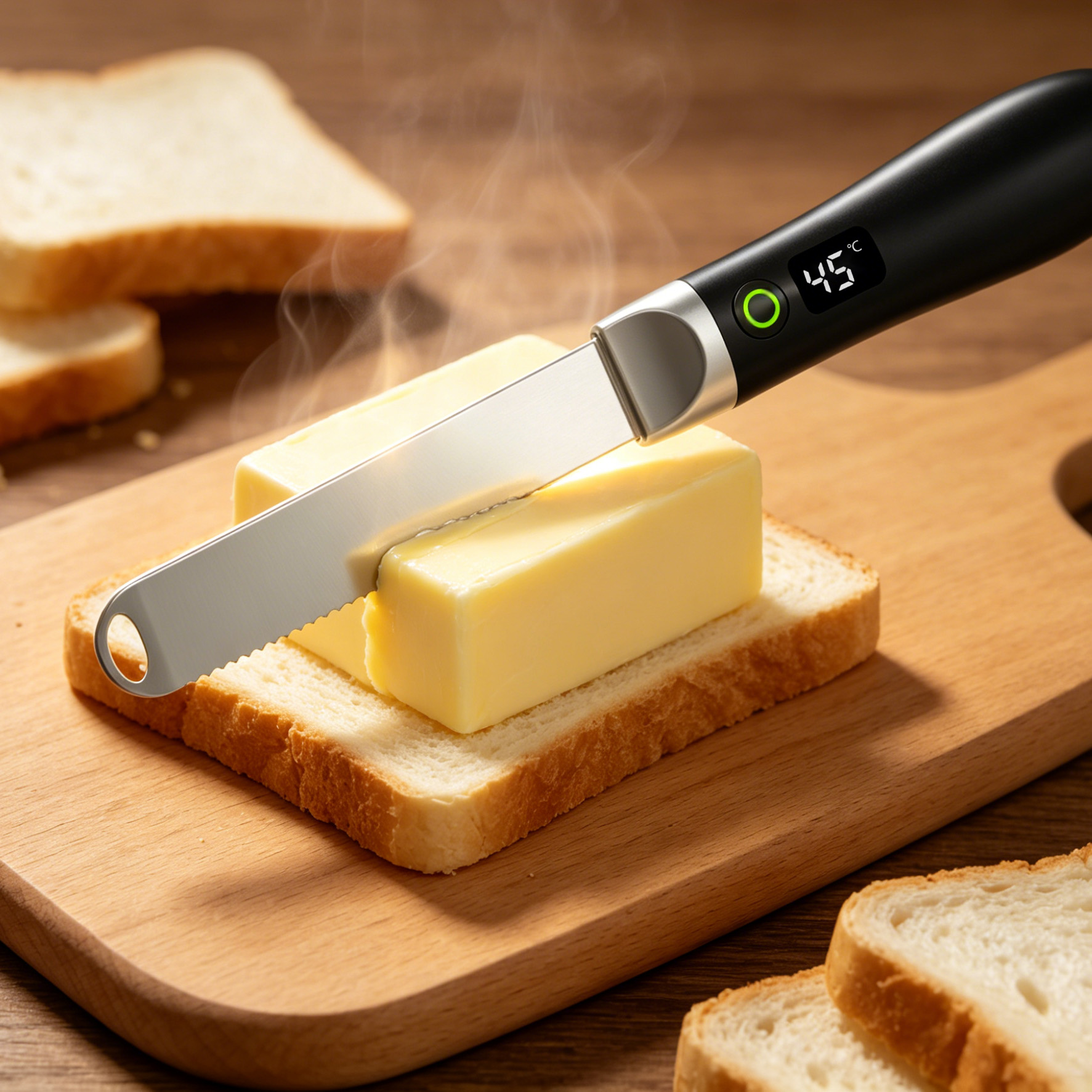 N3 electric heated butter knife